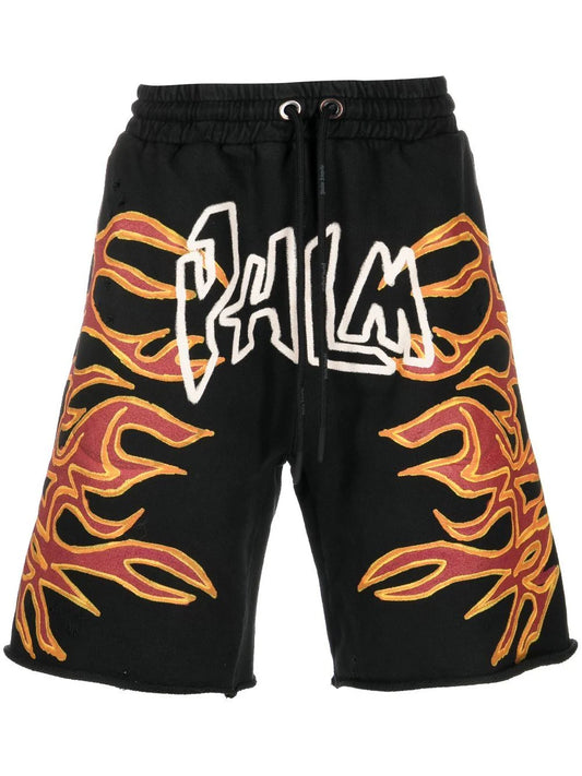 palm angels flame shorts