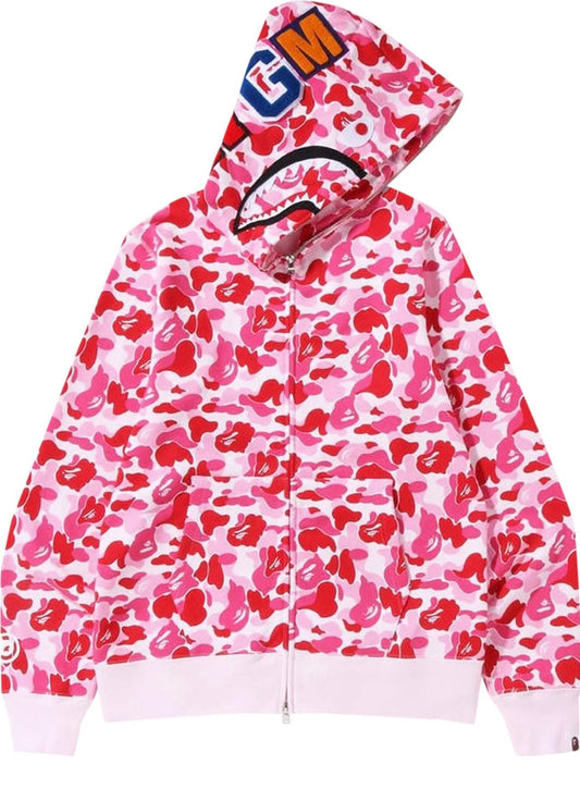 Bape hoodie x pink