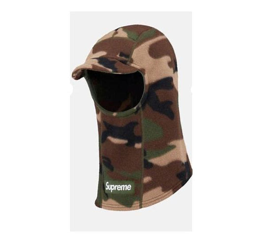 supreme polacre brim balaclava woodland camo