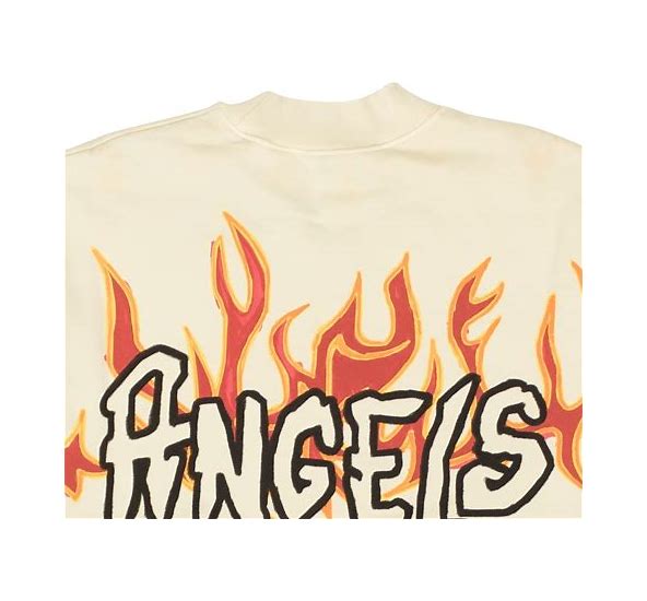 palm angel flame crewneck